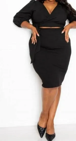 Ensemble Jupe Jeanie En Noir