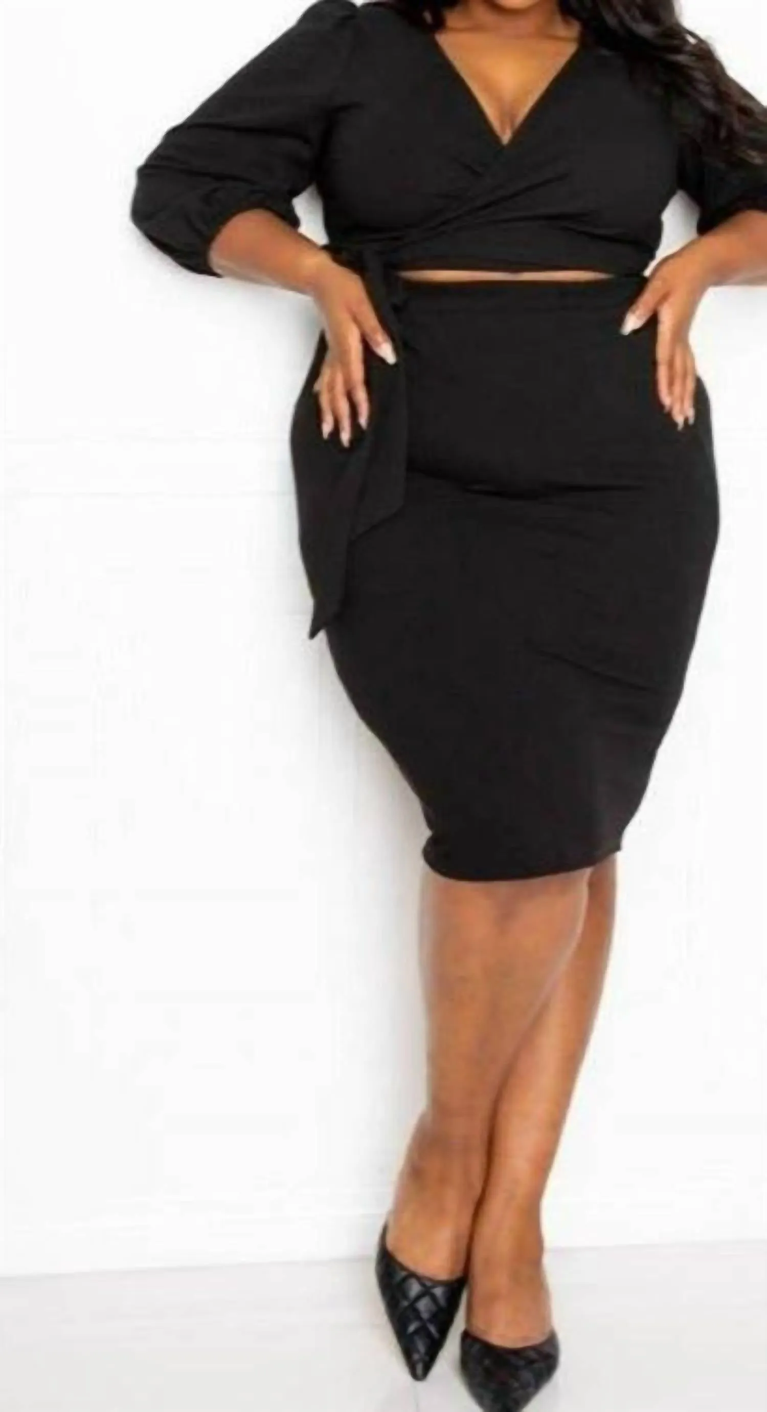 Ensemble Jupe Jeanie En Noir