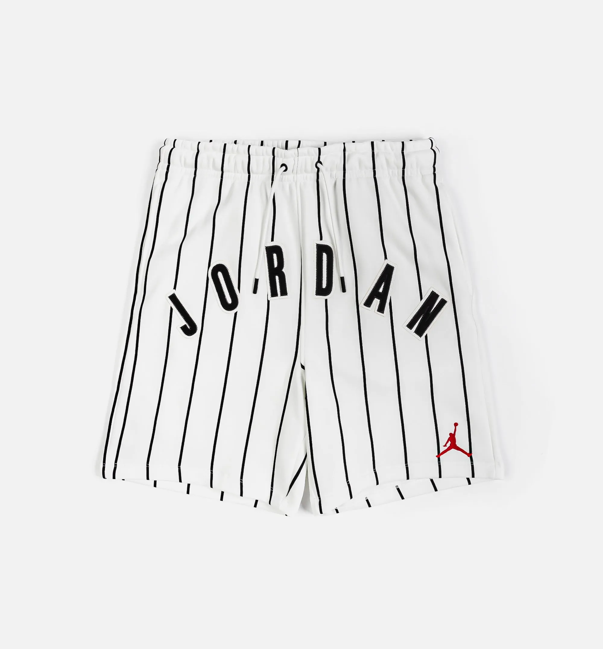 Jordan Vêtements Brooklyn Fleece Rayé Diamond Short Homme - Noir/Blanc