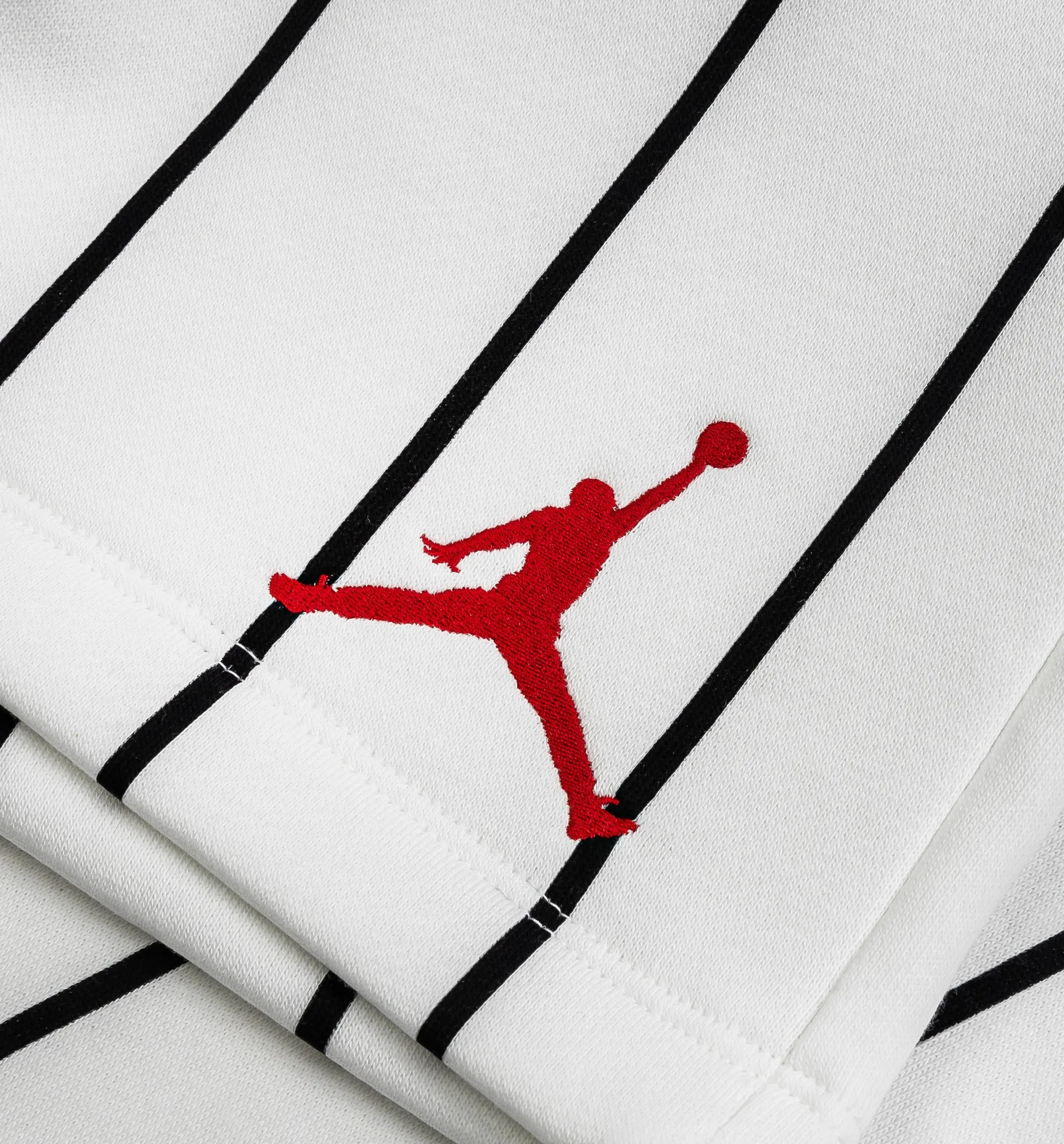 Jordan Vêtements Brooklyn Fleece Rayé Diamond Short Homme - Noir/Blanc