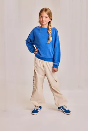 pull kabo logo SW 000707 - bleu vif Ao76 Vêtements Garçons Filles