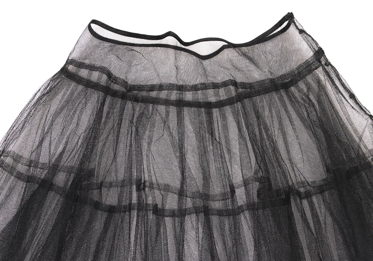 KEITA MARUYAMA Japon. Robe sans manches noire à motifs découpés