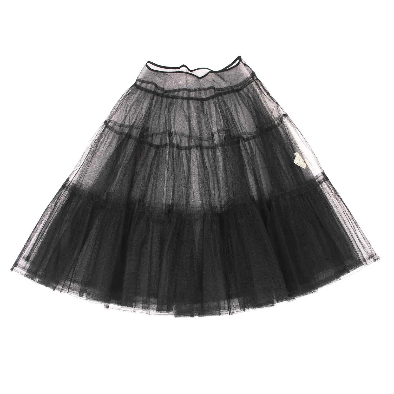 KEITA MARUYAMA Japon. Robe sans manches noire à motifs découpés