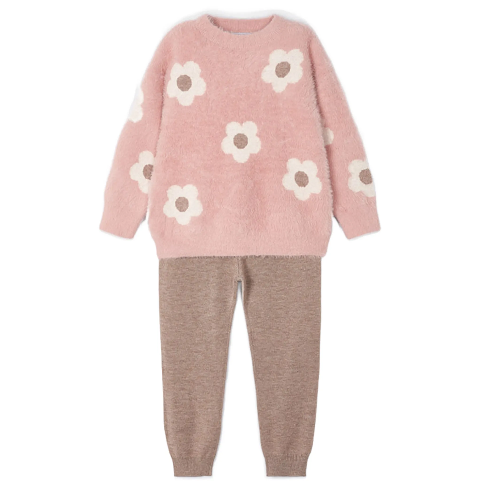 Ensemble Pantalon et Sweat à Tricoter pour Filles