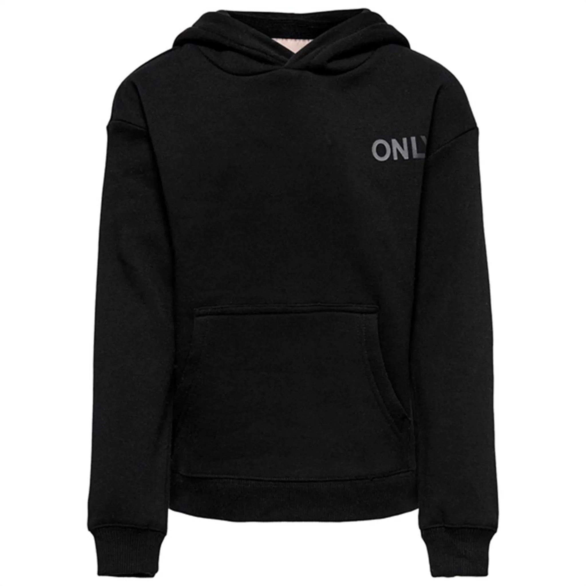Kids ONLY Sweat à capuche noir avec petit logo Every Life - Enfants uniquement