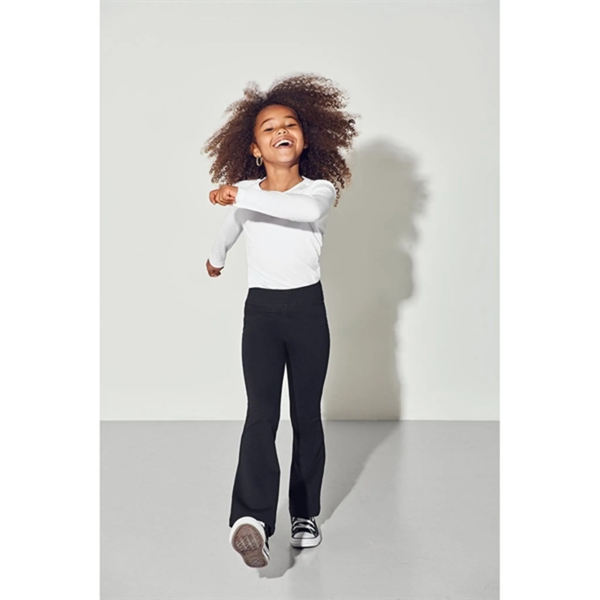 Pantalon évasé noir Paige pour enfants Kids Only