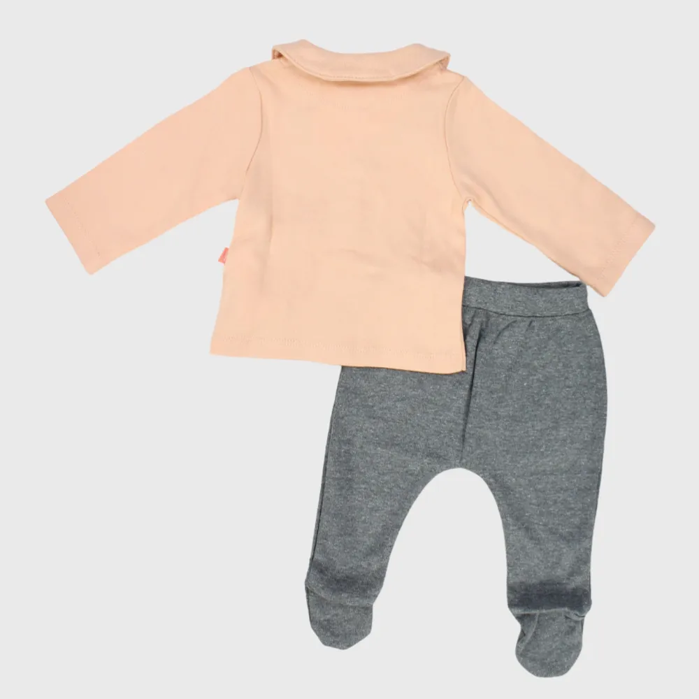 Pyjama en polaire à manches longues motif chaton