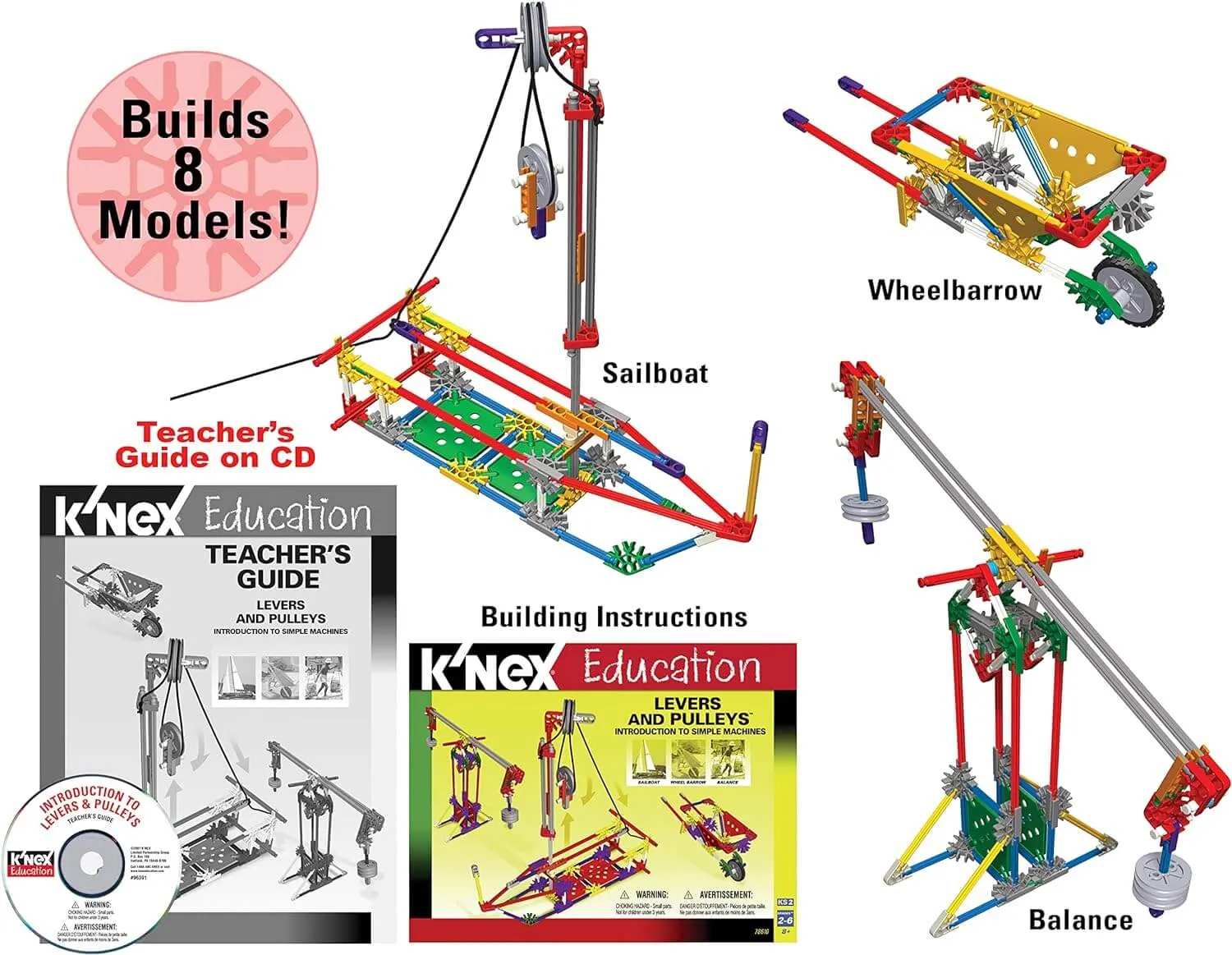 K'NEX Introduction aux Machines Simples - Leviers et Poulies 78610