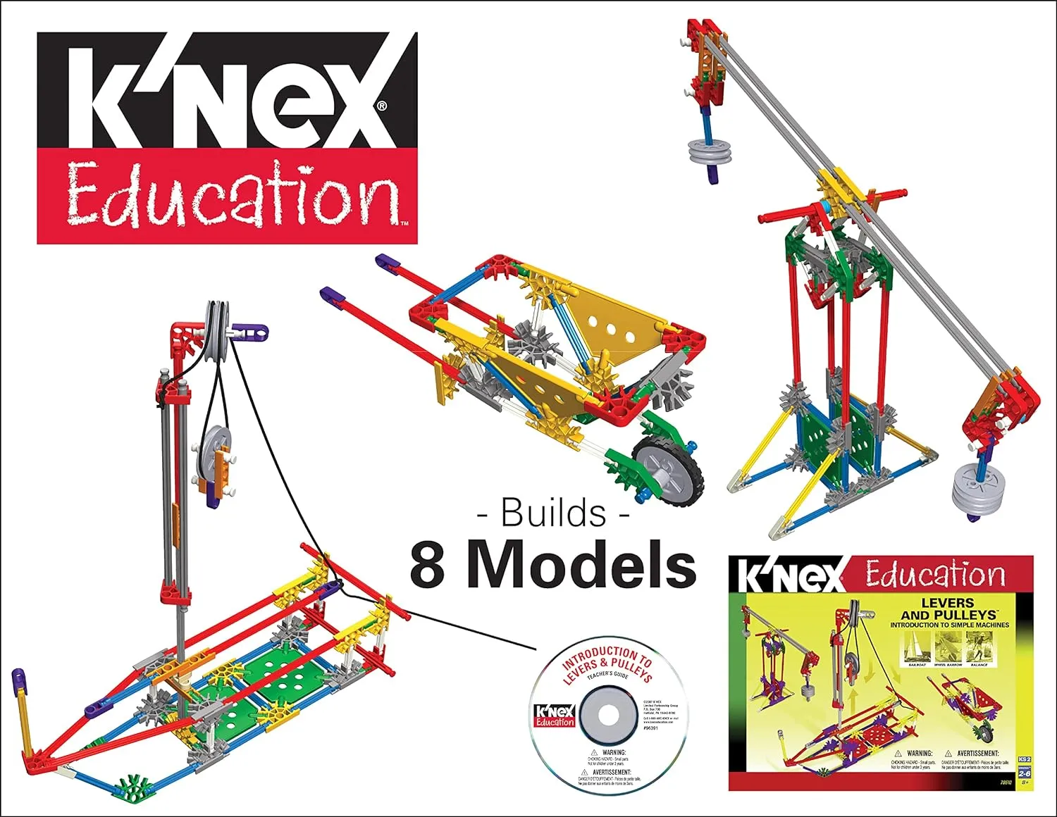 K'NEX Introduction aux Machines Simples - Leviers et Poulies 78610