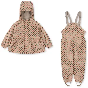 Konges Sløjd Coeur Coloré Frappé Pluie Palmier Ensemble Fille Konges Sloejd