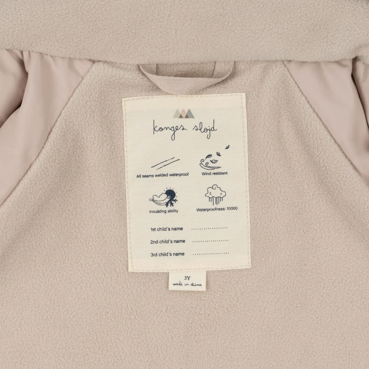 Konges Sløjd Coeur Coloré Frappé Pluie Palmier Ensemble Fille Konges Sloejd
