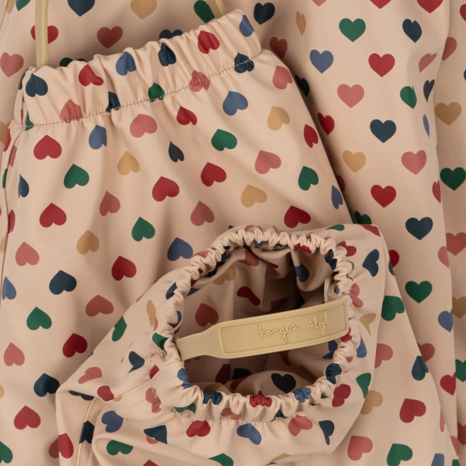 Konges Sløjd Coeur Coloré Frappé Pluie Palmier Ensemble Fille Konges Sloejd