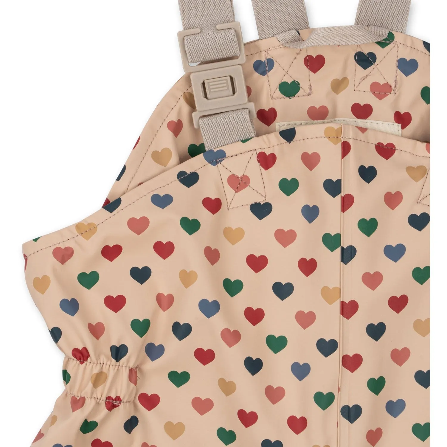Konges Sløjd Coeur Coloré Frappé Pluie Palmier Ensemble Fille Konges Sloejd
