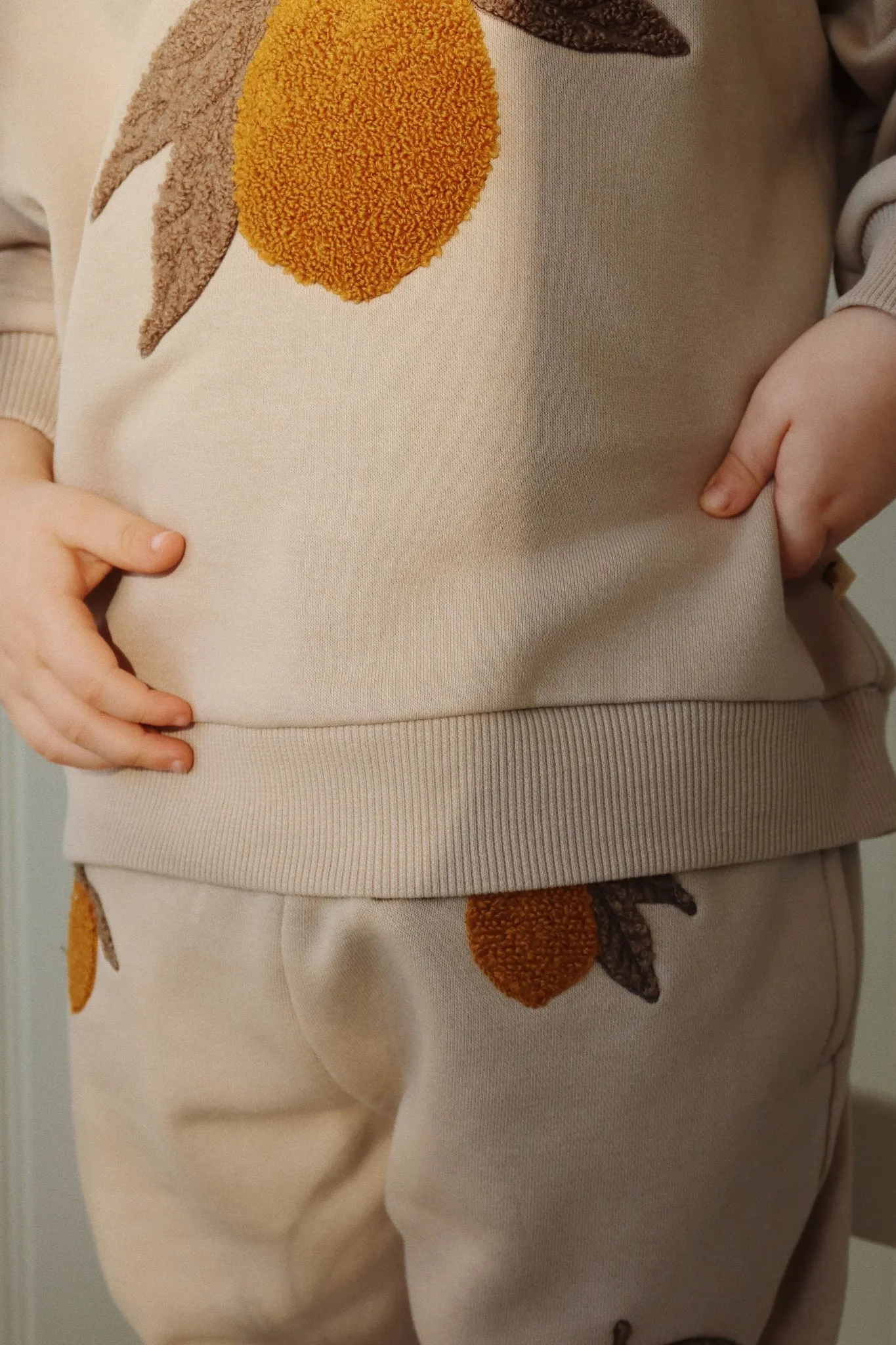 Konges Sløjd : Pantalon Lou Terry OCS - Tan Oxford