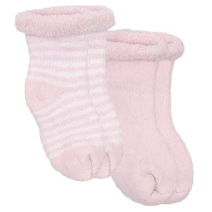 Chaussettes pour nouveau-né Kushies Terry (Lot de 2) - Rose