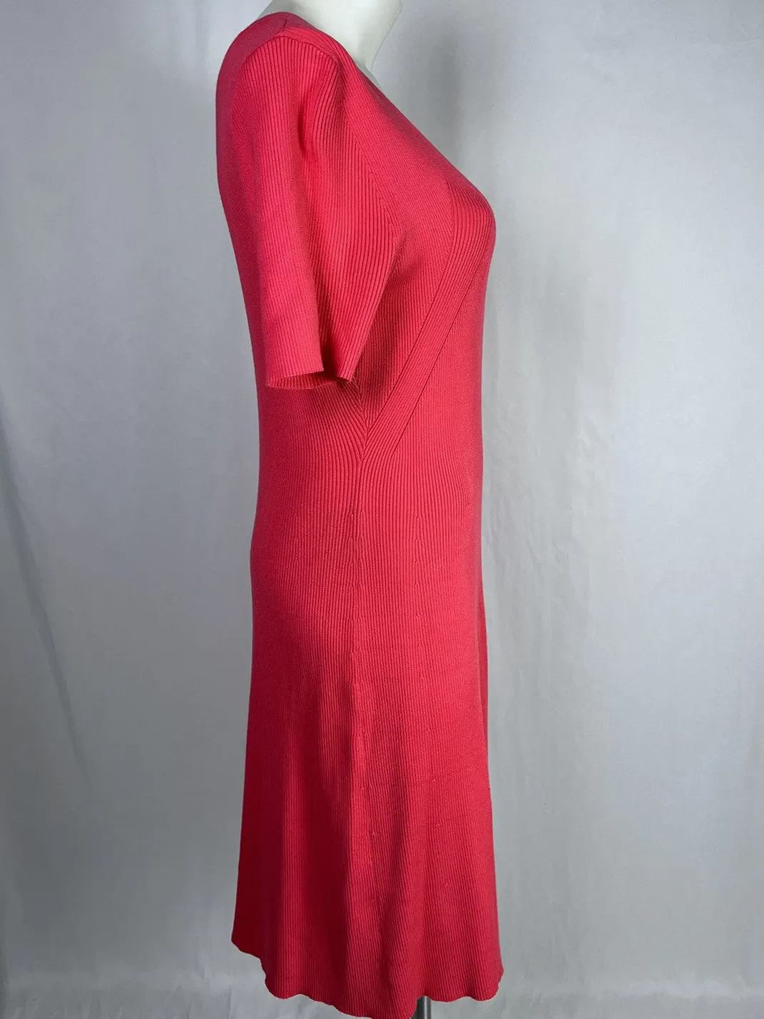 Robe côtelée néon pêche Lane Bryant taille 18W NWT