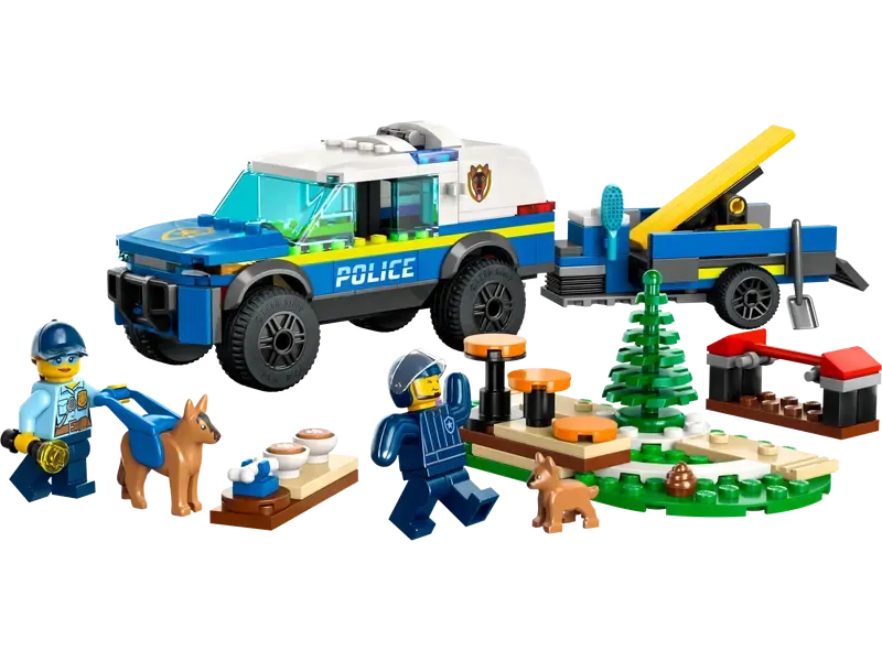 LEGO CITY Entraînement Mobile pour Chien Policier 60369