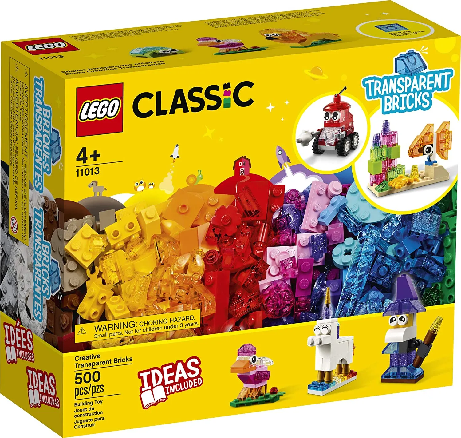 LEGO - Briques Créatives Transparentes Classiques (11013)