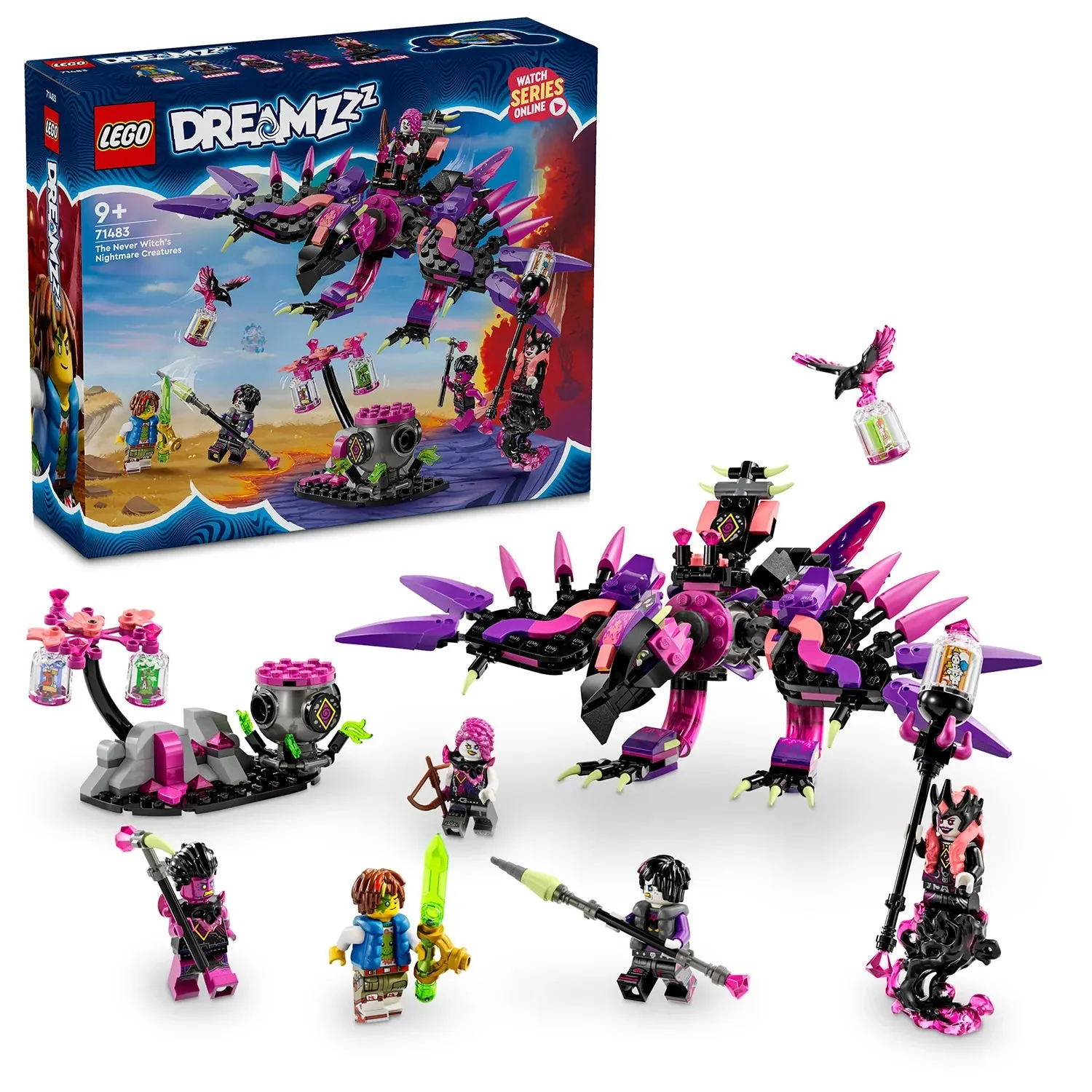 LEGO® DREAMZzz™ Les Créatures Cauchemardesques de la Sorcière Éternelle #71483