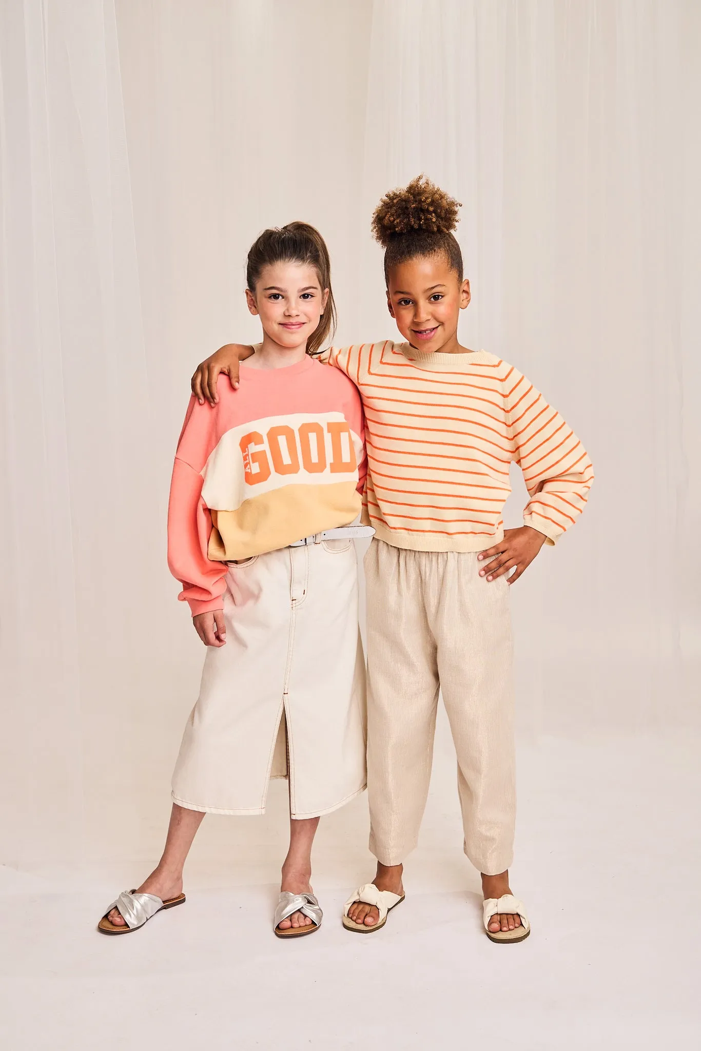 jupe colorée leslie 000910 - huître Ao76 Vêtements Garçons Filles