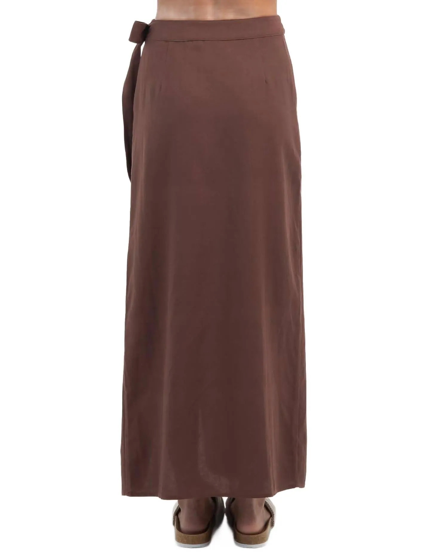 Jupe Longue Lucinda en Chocolat