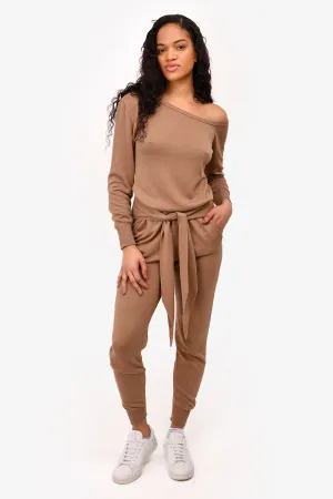Combinaison ceinturée camel Majorelle Taille S