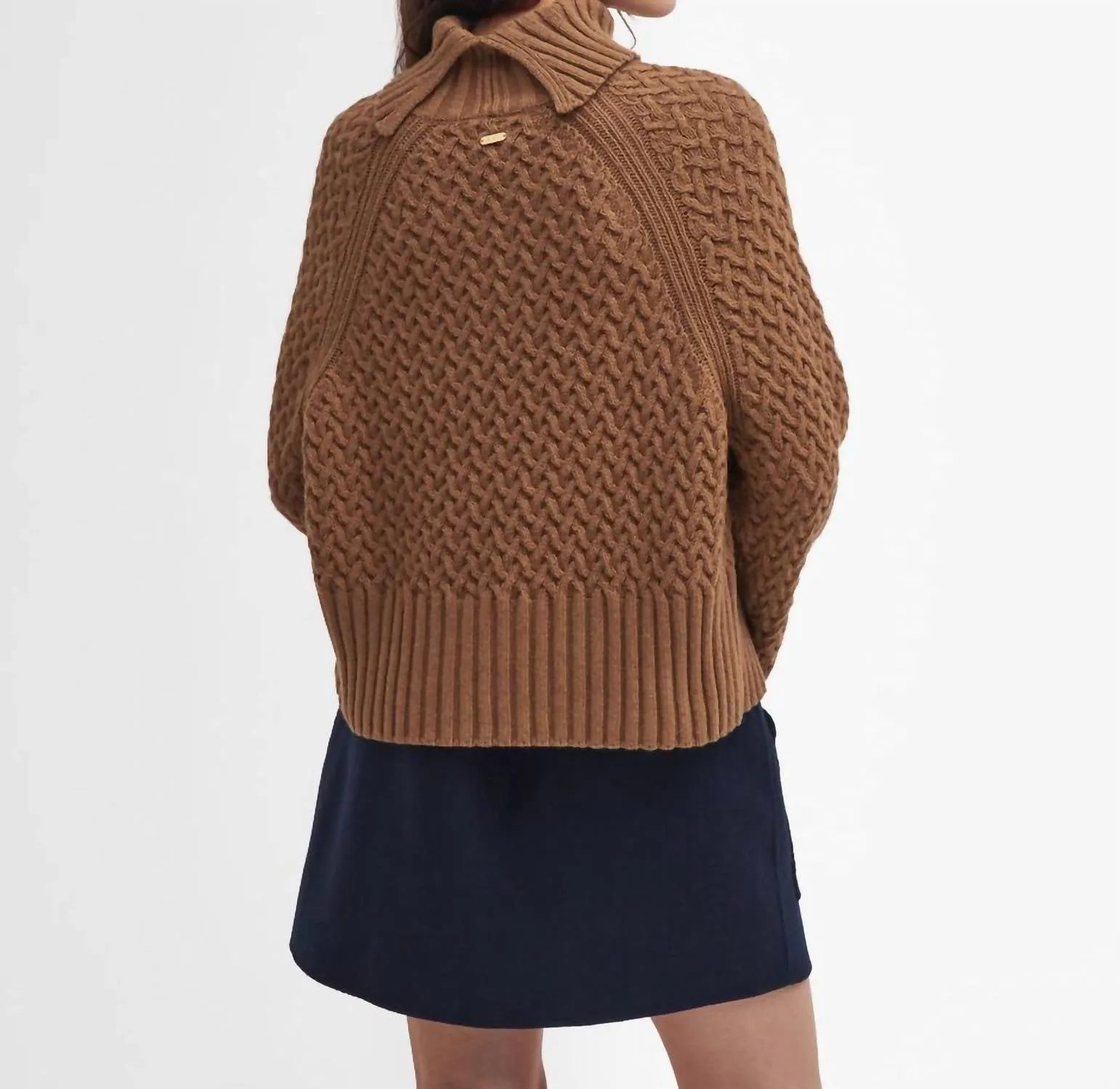 Pull en maille Malton en vieil or
