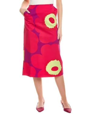 Marimekko Olemus Unikko Jupe Midi