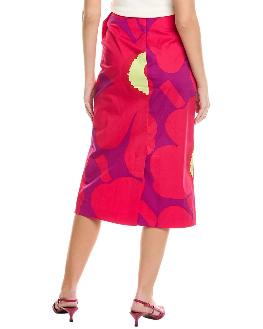 Marimekko Olemus Unikko Jupe Midi