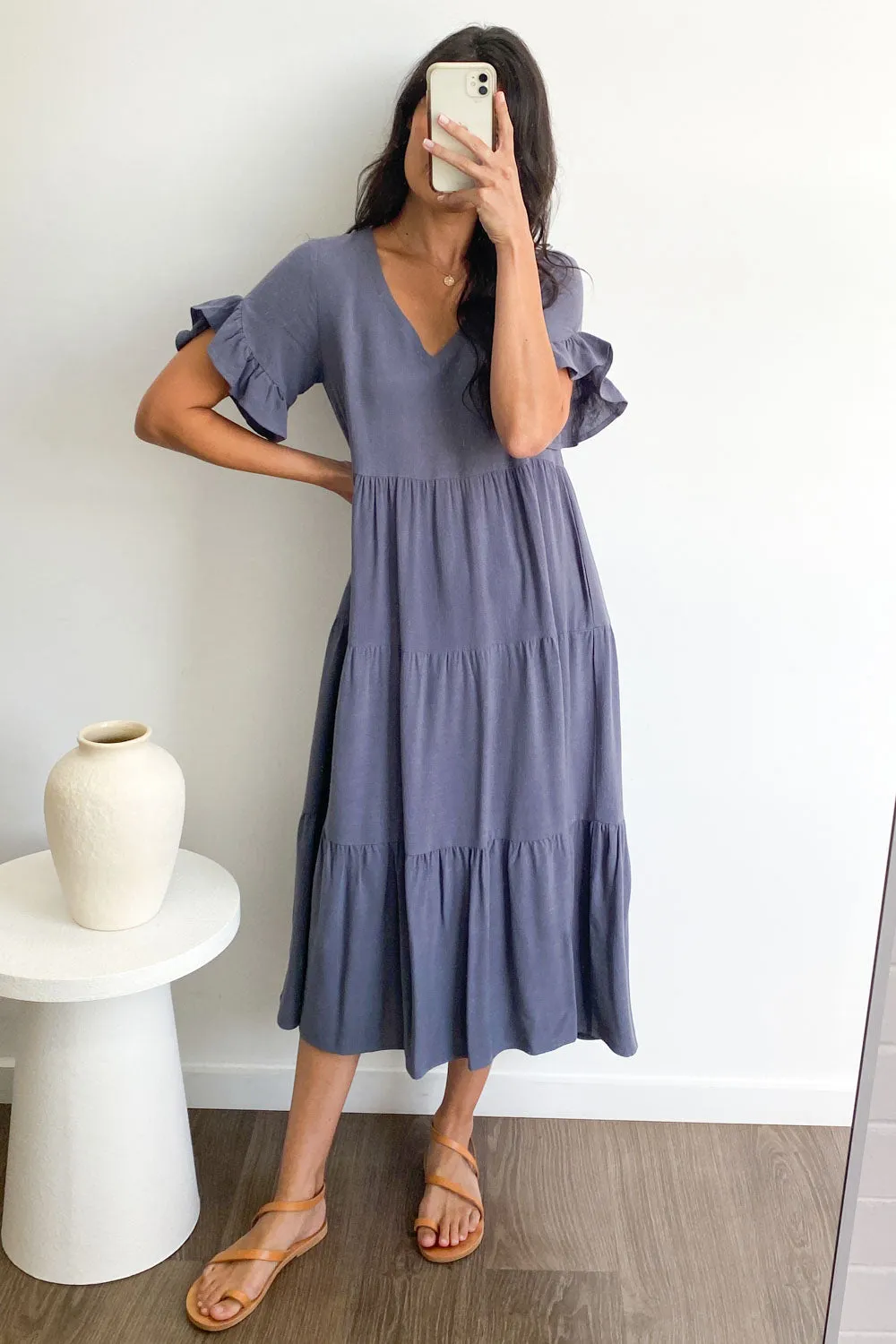 Robe Michelle Midi - Couleurs Vives d'Été
