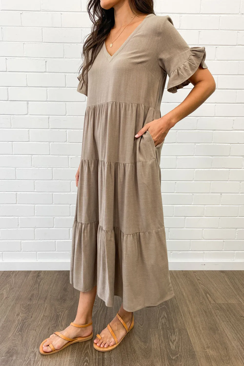 Robe Michelle Midi - Couleurs Vives d'Été
