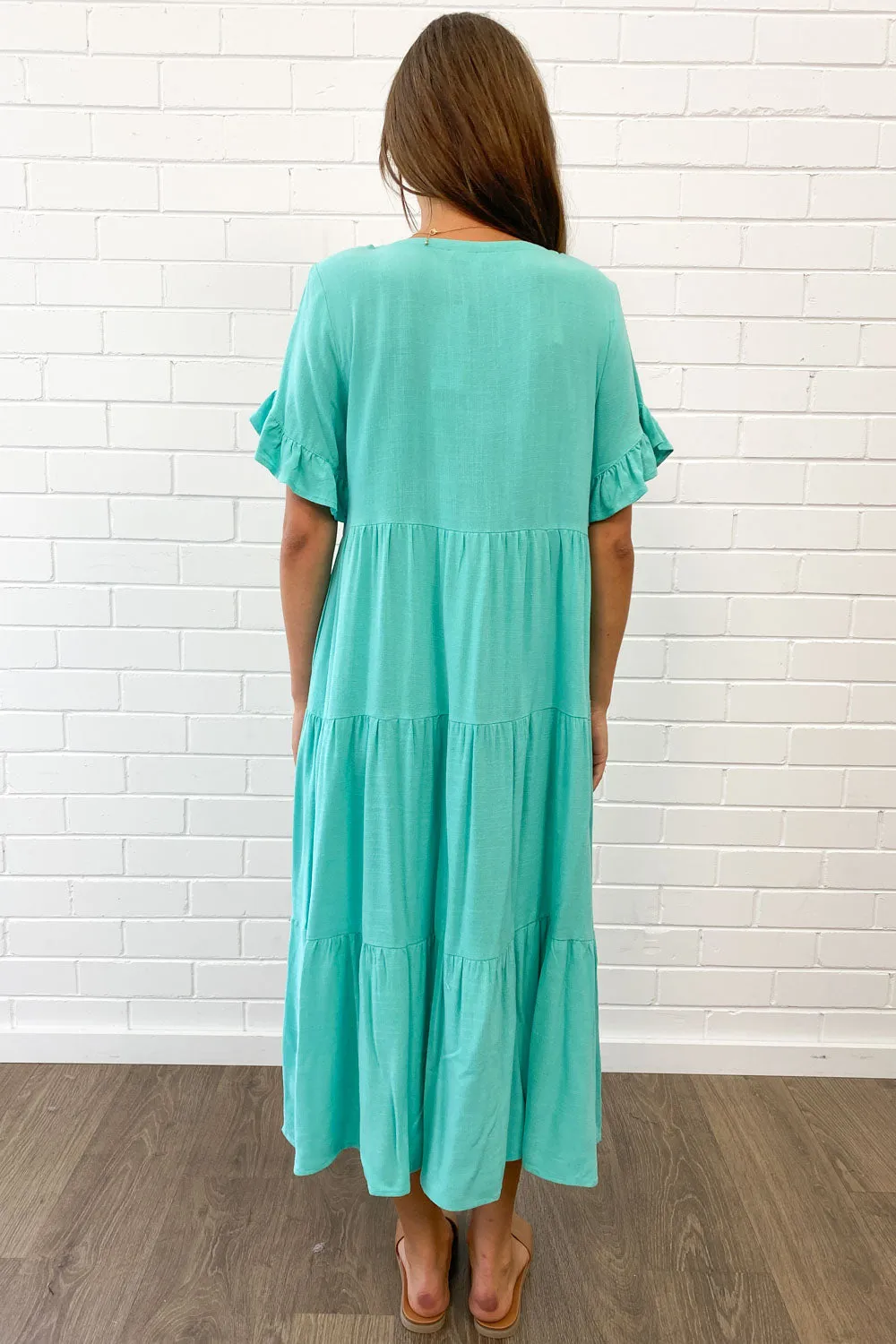 Robe Michelle Midi - Couleurs Vives d'Été