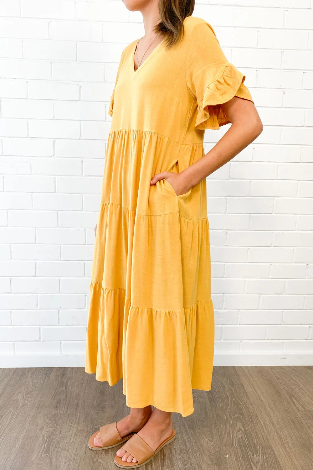 Robe Michelle Midi - Couleurs Vives d'Été