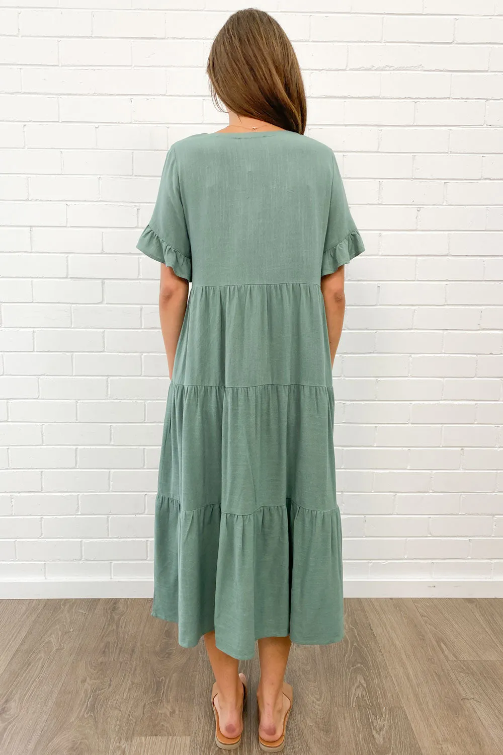 Robe Michelle Midi - Couleurs Vives d'Été