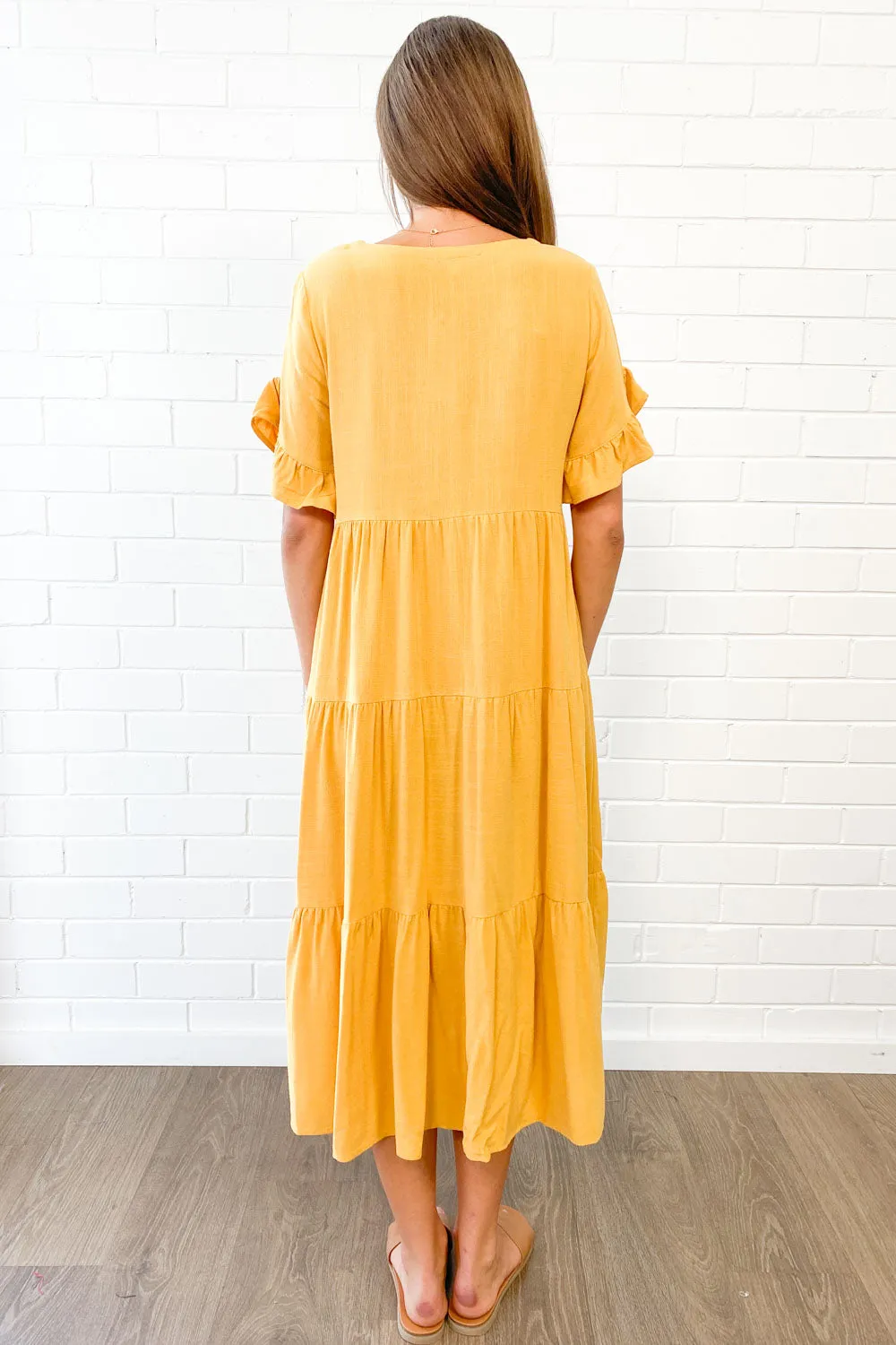 Robe Michelle Midi - Couleurs Vives d'Été
