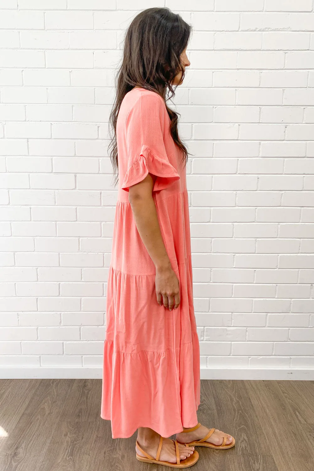 Robe Michelle Midi - Couleurs Vives d'Été