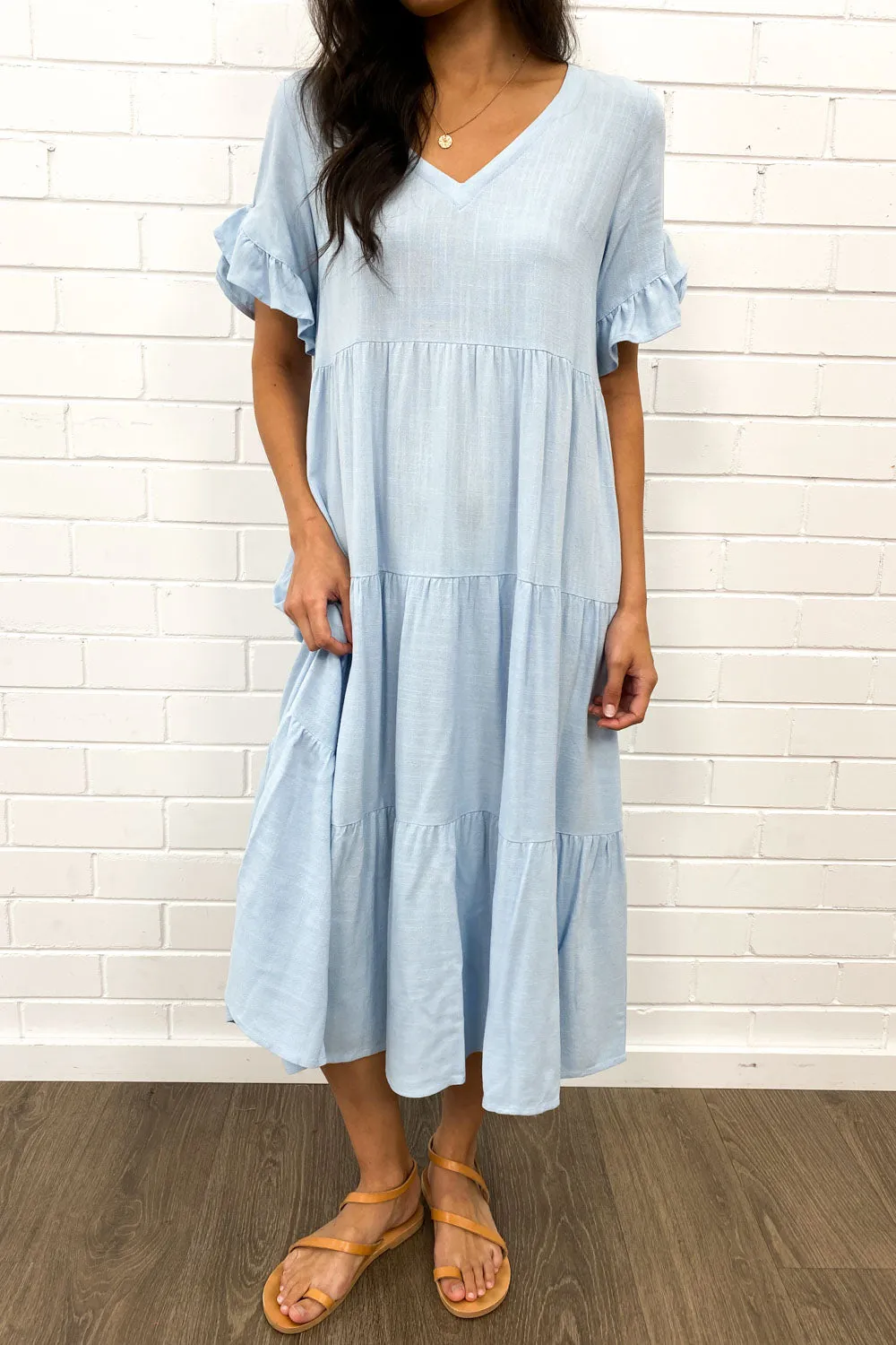 Robe Michelle Midi - Couleurs Vives d'Été