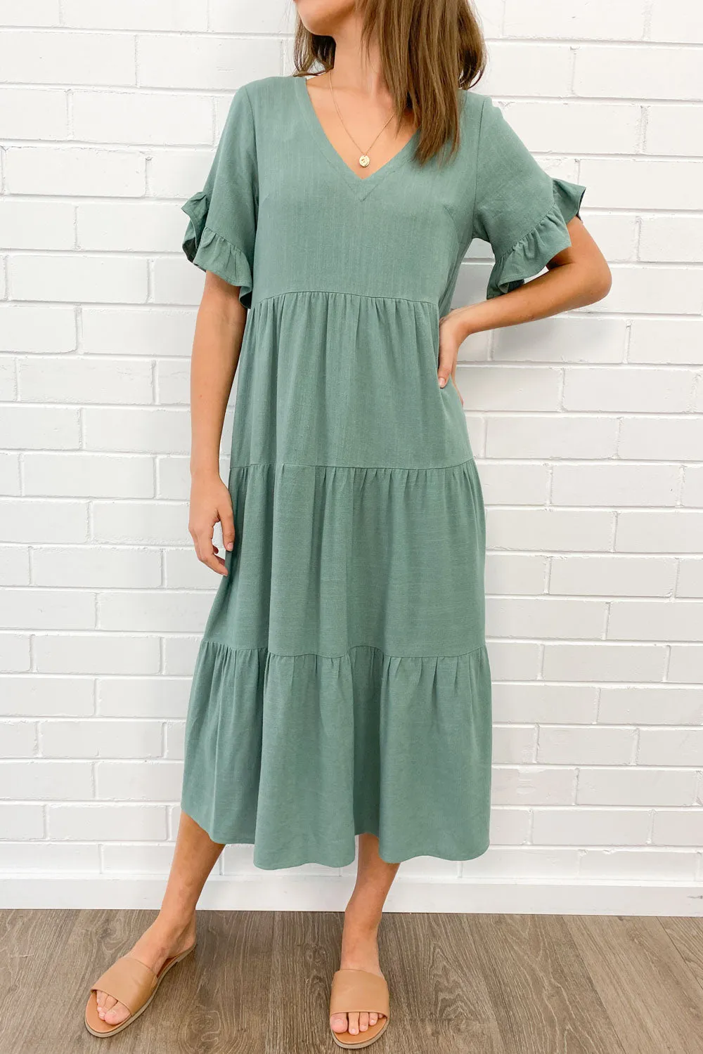 Robe Michelle Midi - Couleurs Vives d'Été