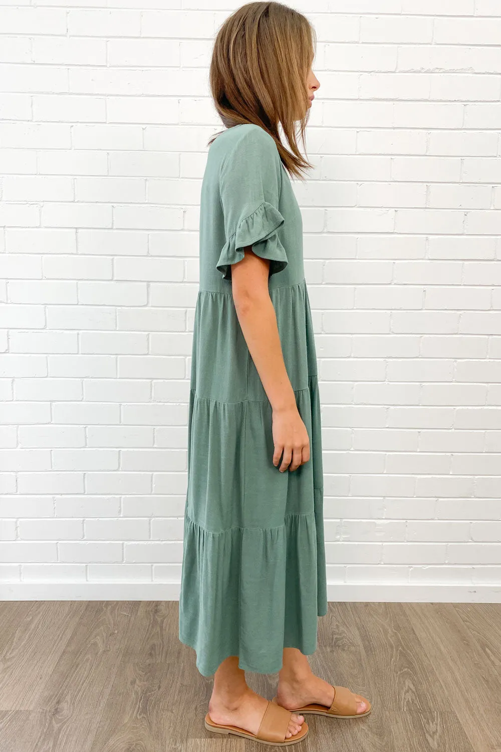 Robe Michelle Midi - Couleurs Vives d'Été