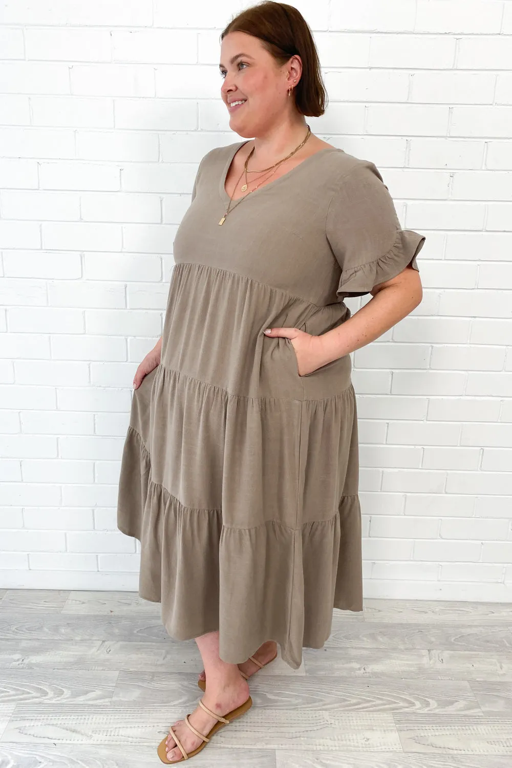 Robe Michelle Midi - Couleurs Vives d'Été