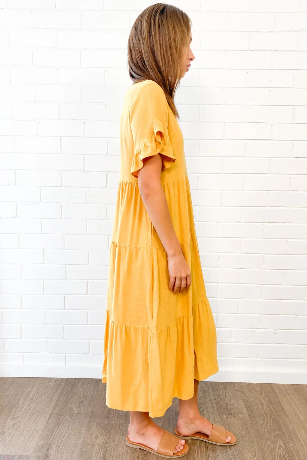 Robe Michelle Midi - Couleurs Vives d'Été