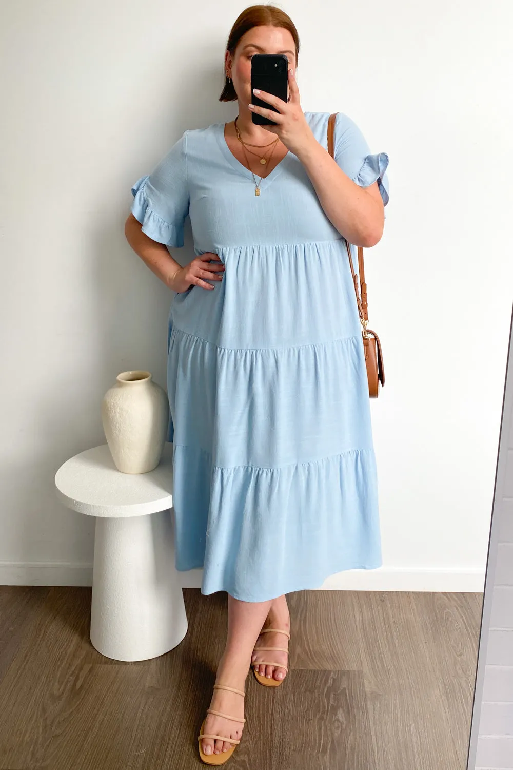 Robe Michelle Midi - Couleurs Vives d'Été