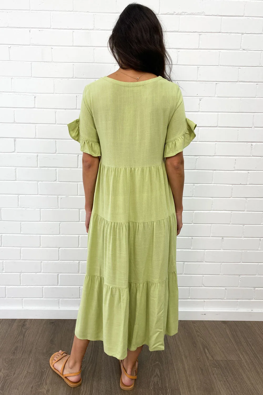 Robe Michelle Midi - Couleurs Vives d'Été