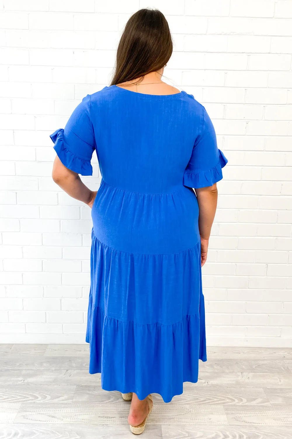 Robe Michelle Midi - Couleurs Vives d'Été