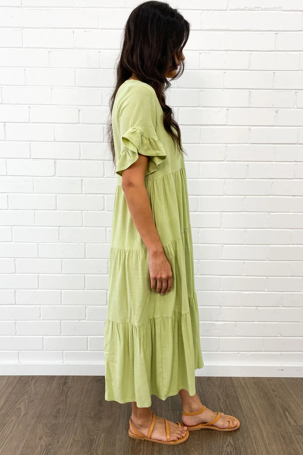 Robe Michelle Midi - Couleurs Vives d'Été