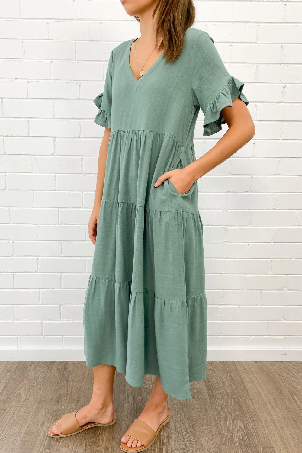 Robe Michelle Midi - Couleurs Vives d'Été