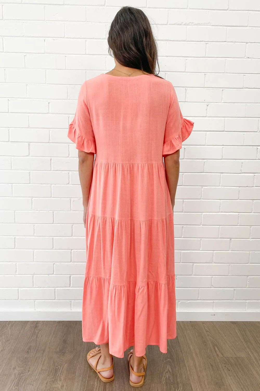 Robe Michelle Midi - Couleurs Vives d'Été