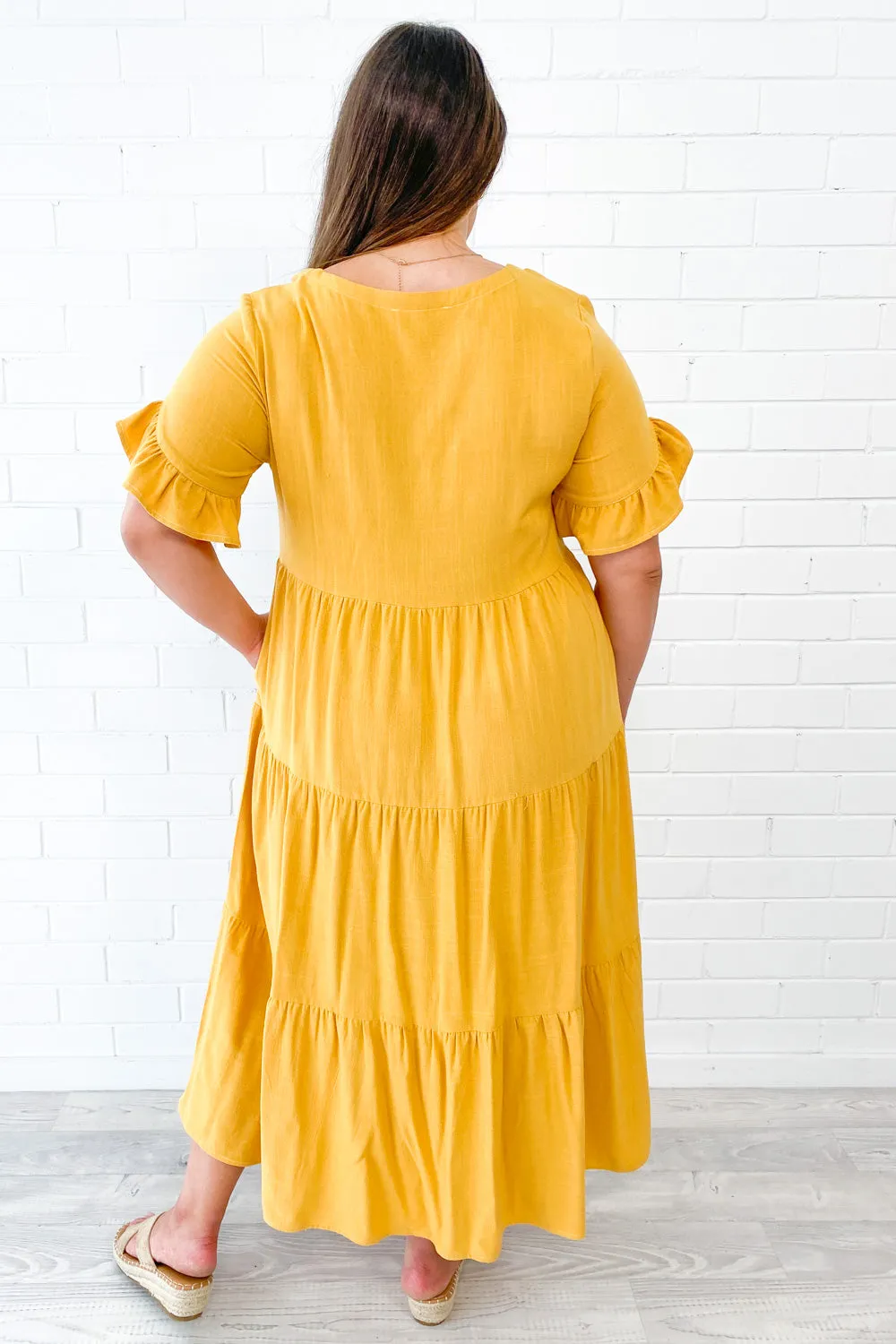 Robe Michelle Midi - Couleurs Vives d'Été
