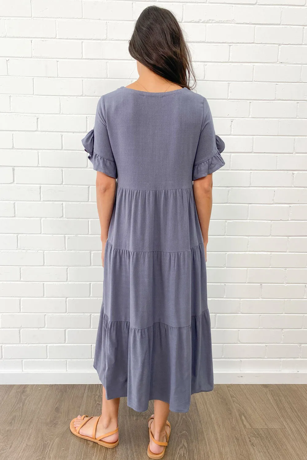 Robe Michelle Midi - Couleurs Vives d'Été