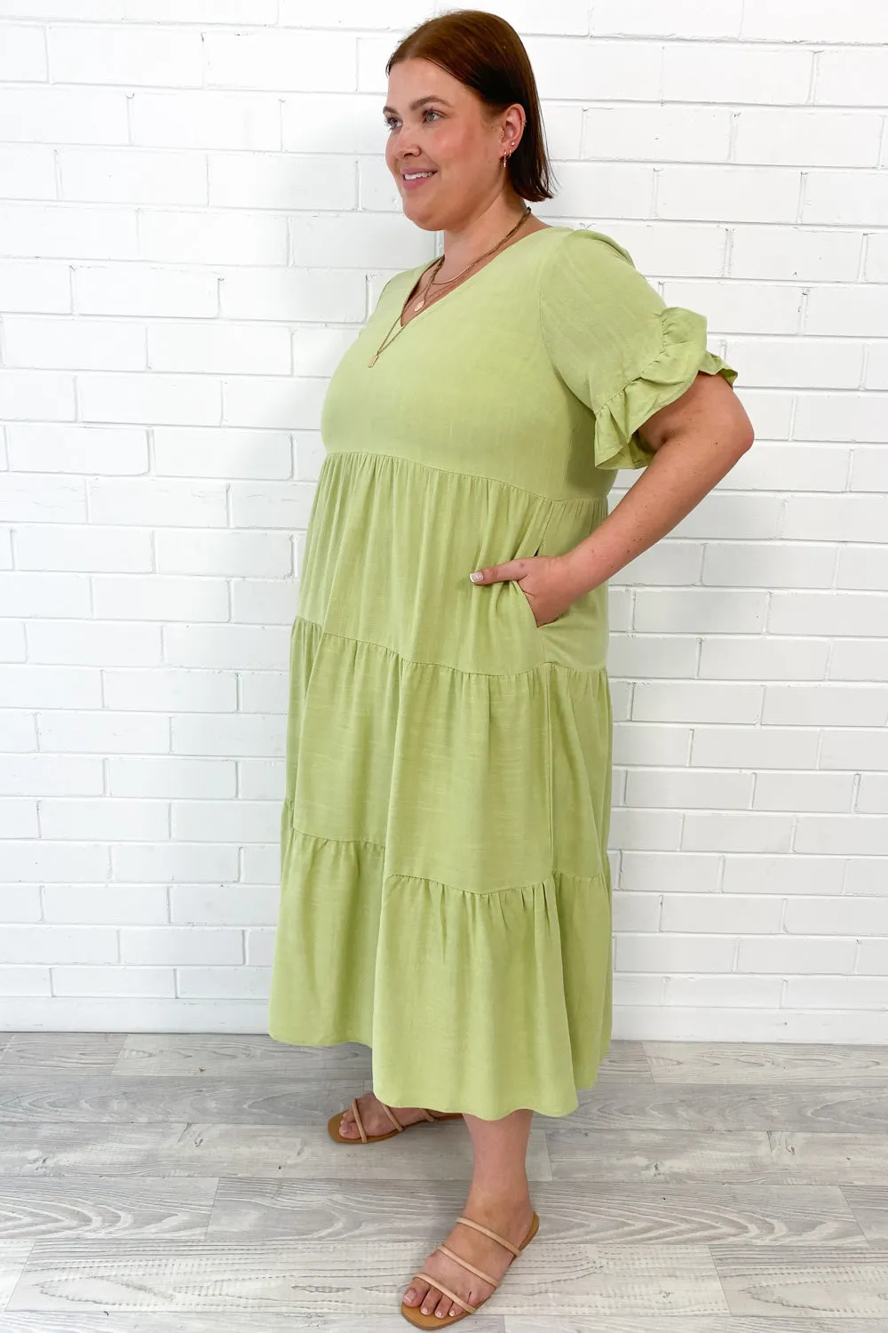 Robe Michelle Midi - Couleurs Vives d'Été